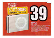 Sottocosto Mediaworld – iPod Shuffle a 39 Euro!