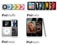 I prezzi dei nuovi iPod shuffle, nano touch, iPod touch in Italia