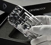 Crystaldock, dock in cristallo per iPod ed iPhone
