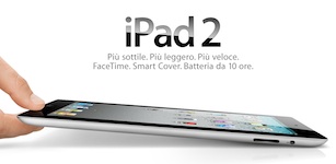 iPad 2 in vendita da domani