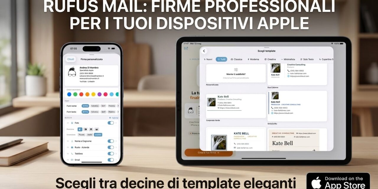 Firma email su iPhone: perché “Inviato dal mio iPhone” non basta più